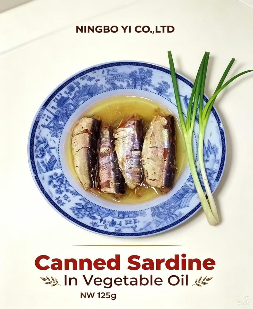 Canned Sardine in Vegetable Oil - NW 125g
